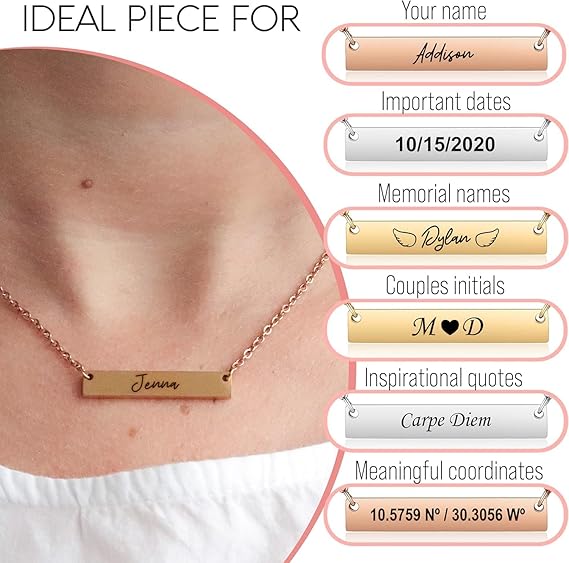 Personlig Gravert Kjede