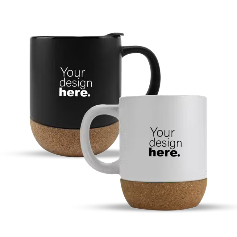 Kork Kaffekopp Med Logo