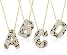 18K Gullbelagt Leopard Bokstavkjede A–Z