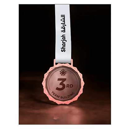 Tilpasset Glass og Metallmedalje